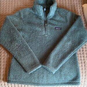 Patagonia Women's Sherpa Quarter-Zip Pullover - Seafoam